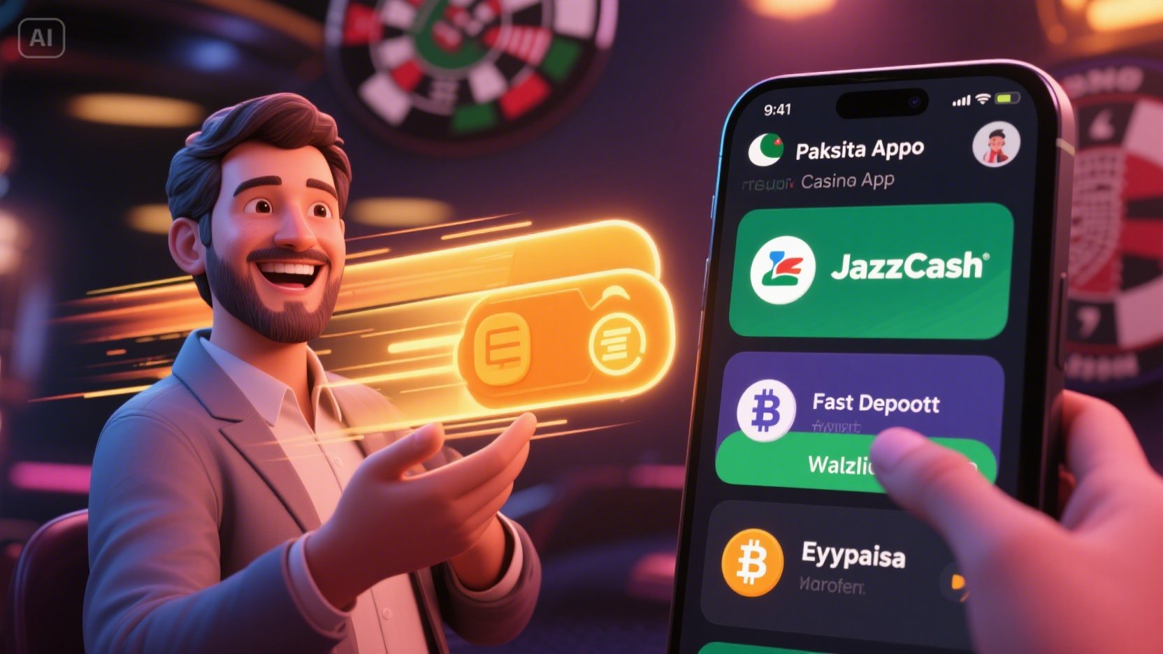 Jackpot Kings CasinoMake your first deposit in PKR today and receive 200% instantly! Pakistan’s users can enjoy casino entertainment, real PKR prizes, and safe Easypaisa or JazzCash transactions.